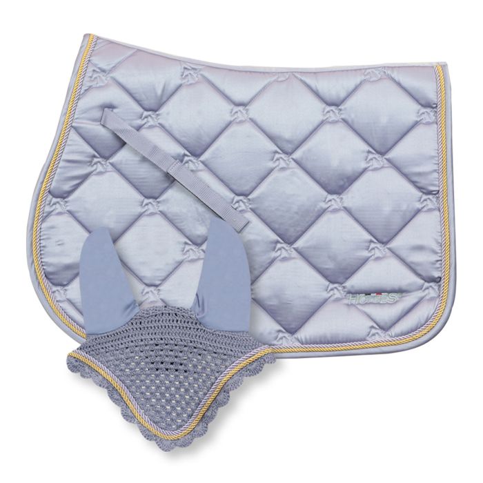 Horses Estelle Jumping Saddle Pad + Fly Veil