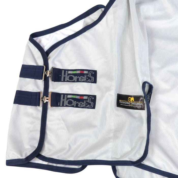 Coperta Antimosche Nemesis Per Cavalli - Rete Mesh Traspirante Contro Insetti E Raggi Solari