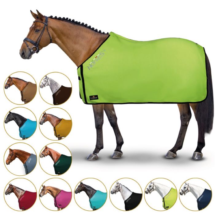 Close out of the LIME GREEN - Tipperary Horse Blankets