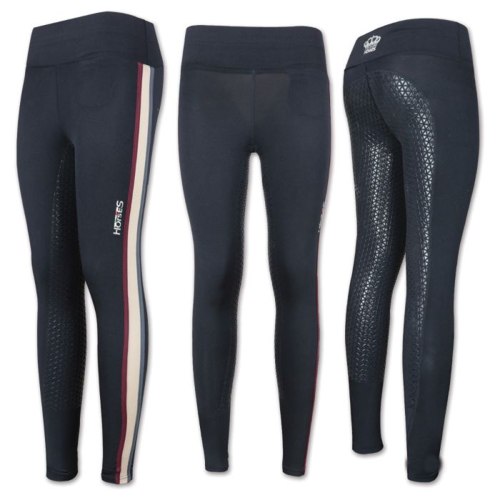 Leggings Equitazione Donna Horses Amber Full Grip