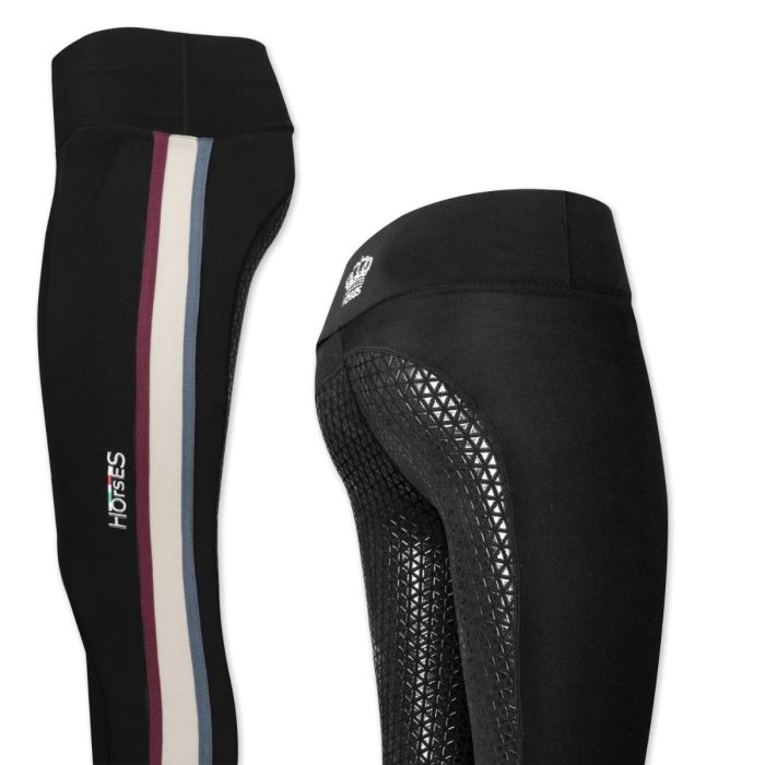 Leggings Equitazione Donna Horses Amber Full Grip