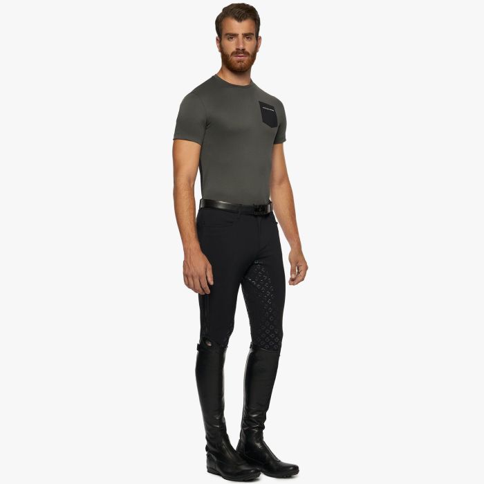T-Shirt Equitation Homme Cavalleria Toscana Perforated Pocket