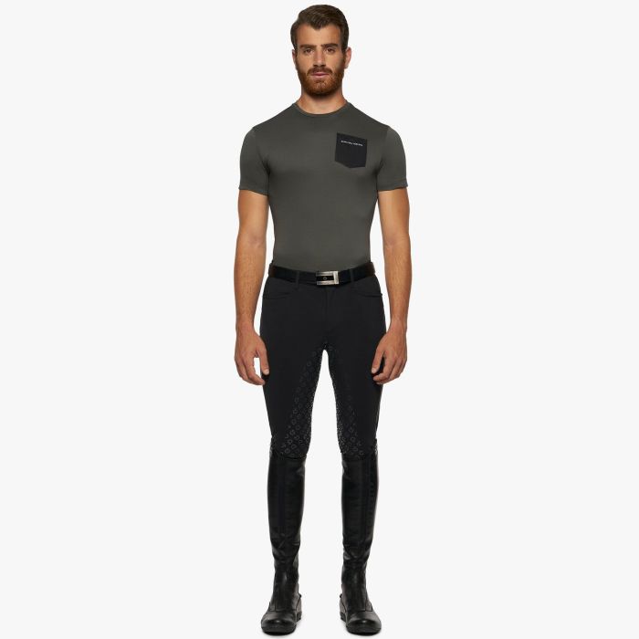 T-Shirt Equitation Homme Cavalleria Toscana Perforated Pocket