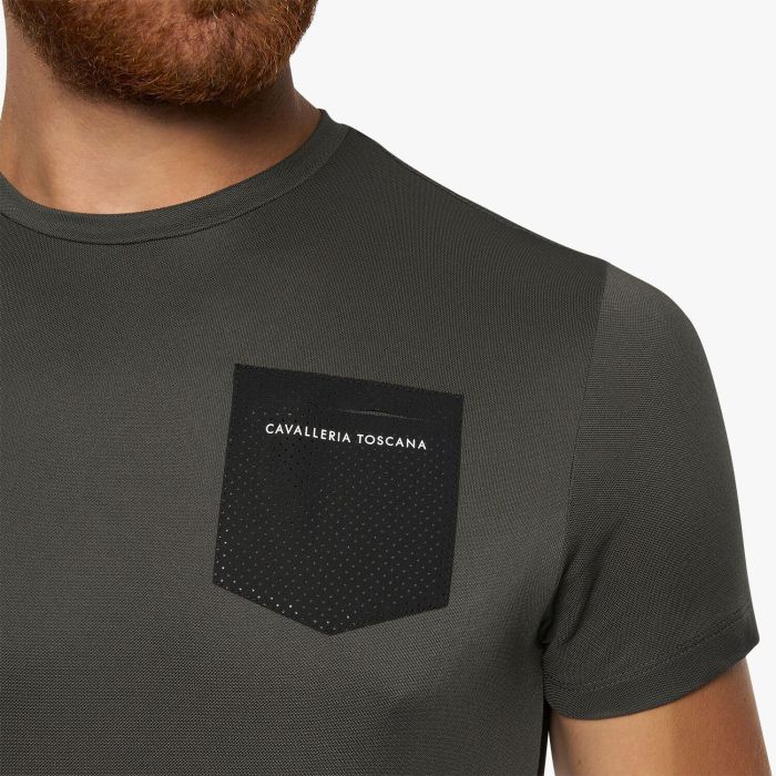 T-Shirt Equitation Homme Cavalleria Toscana Perforated Pocket