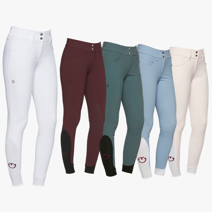 Cavalleria Toscana Women's Knee Grip Riding Breeches American