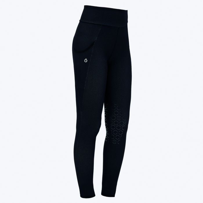 Leggings Femme Cavalleria Toscana Grip Genou Pocket Mesh Tosoni