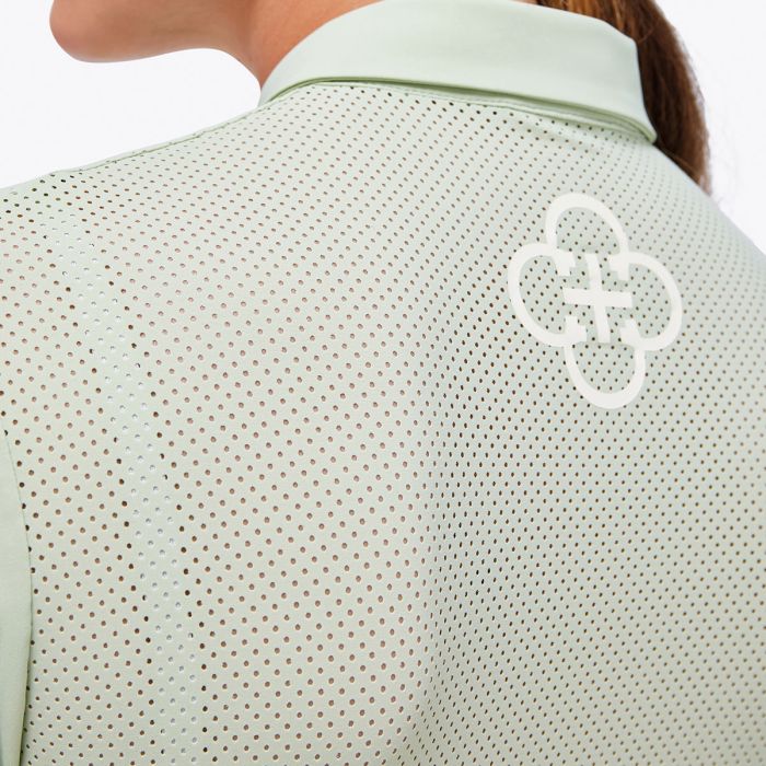 Polo Donna Cavalleria Toscana Perforated Jersey Summer