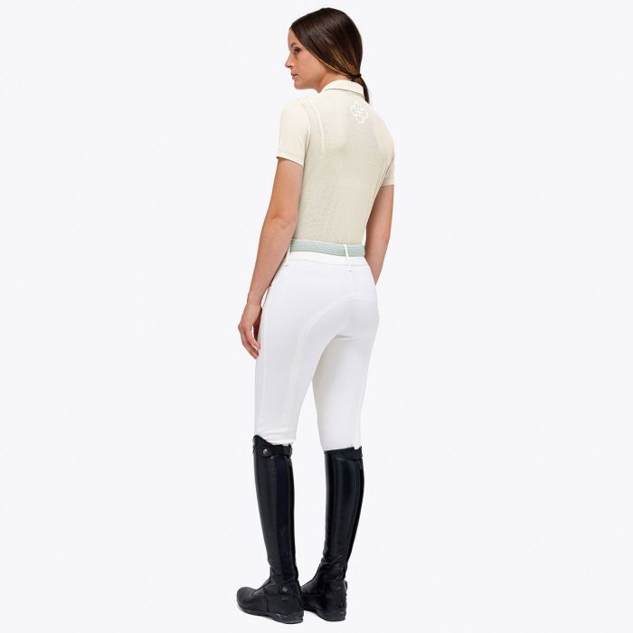Polo Donna Cavalleria Toscana Perforated Jersey Summer