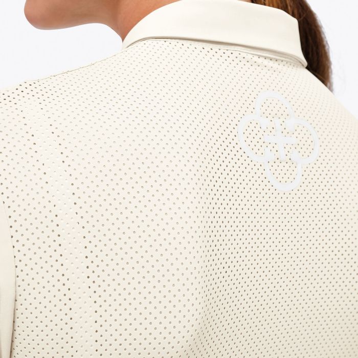 Polo Donna Cavalleria Toscana Perforated Jersey Summer