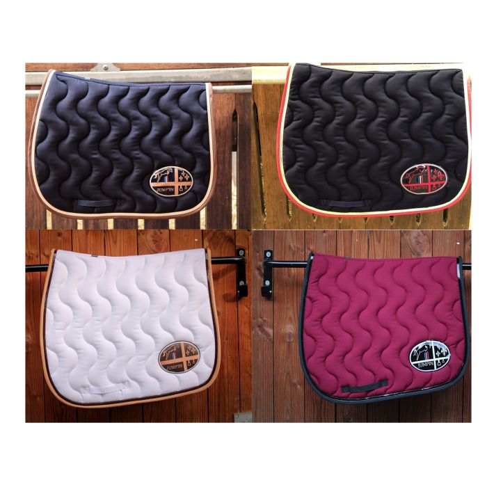 Jump'In - Tapis de selle rouge/ blanc/ marine