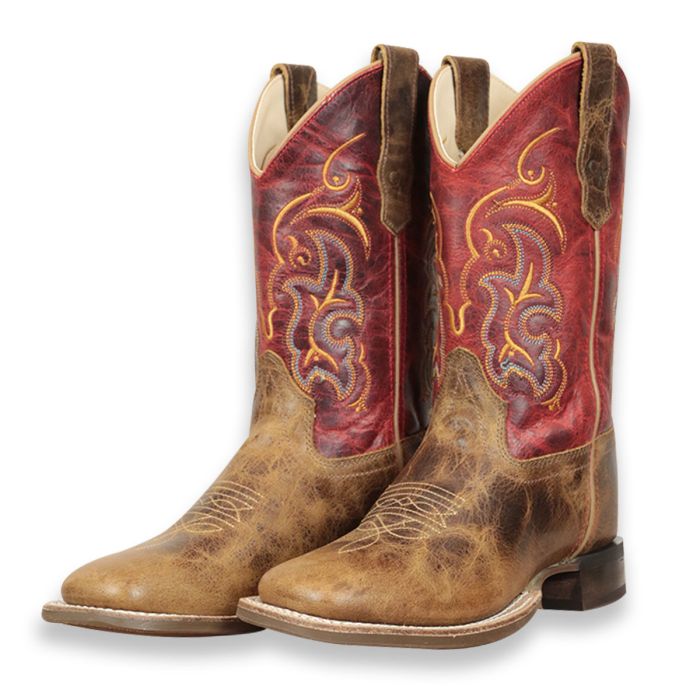 Old West Fire Youth Western Boots Tosoni Selleria