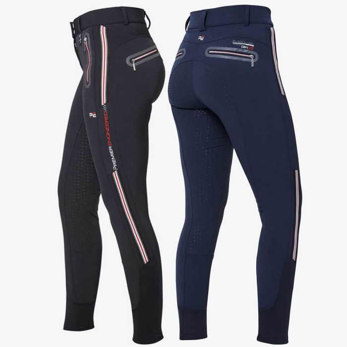 Premier Equine Ralla Ladies Full Grip Breeches Tosoni Selleria