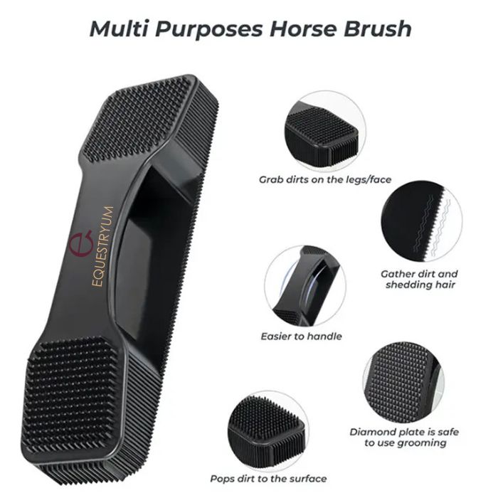 Equestryum Striegel Gentle Grooming Rimu