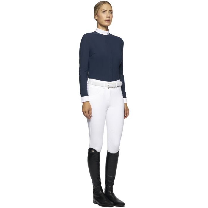 Camicia Concorso Donna Cavalleria Toscana Jersey Maniche Lunghe