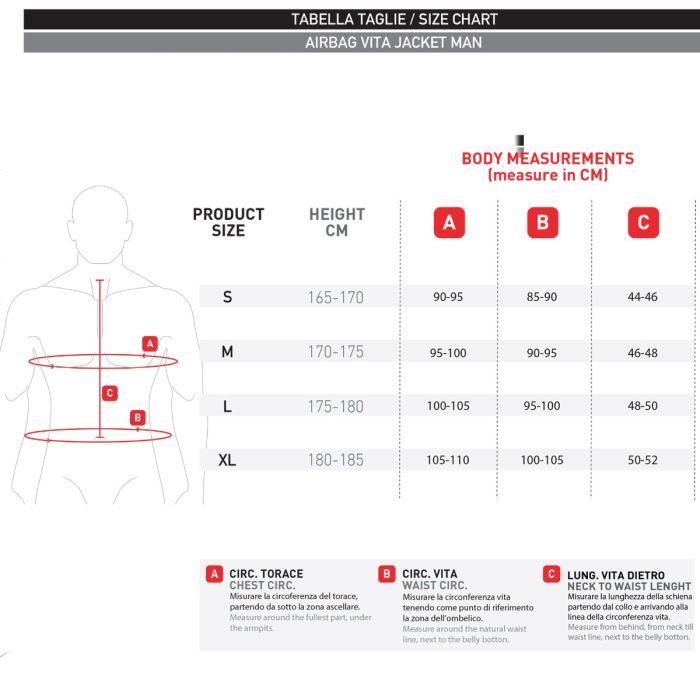 Veredus Vita Jacket with Airbag Man Tosoni Selleria