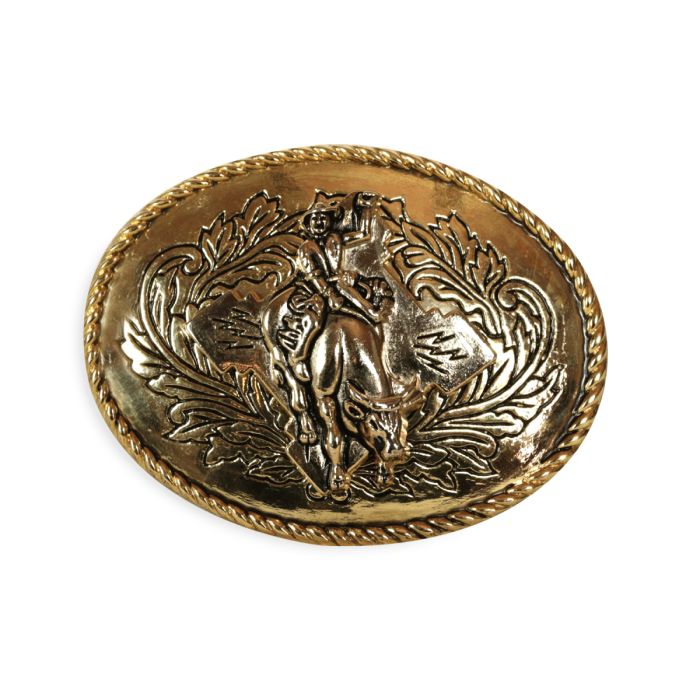 Fibbia Cintura Western Con Iniziali - Stile Cowboy Per Uomo - Foto 8