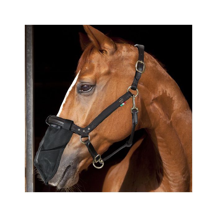 Maschera Antimosche Per Cavalli Nera, A Maglia Fine, Con Protezione Orecchie, Traspirante E Anti-UV - 6