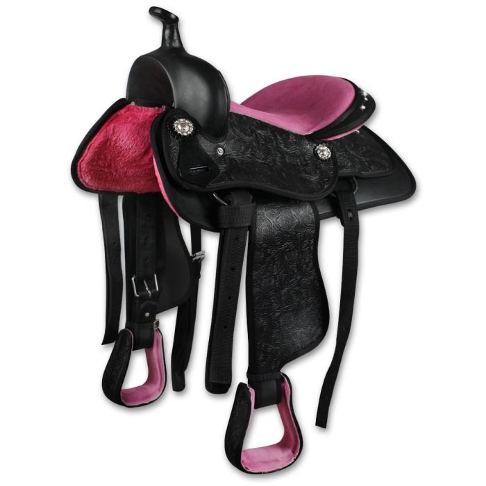 Sella Da Cavallo Sintetica Senza Albero Fatta A Mano, Sella - Foto 7