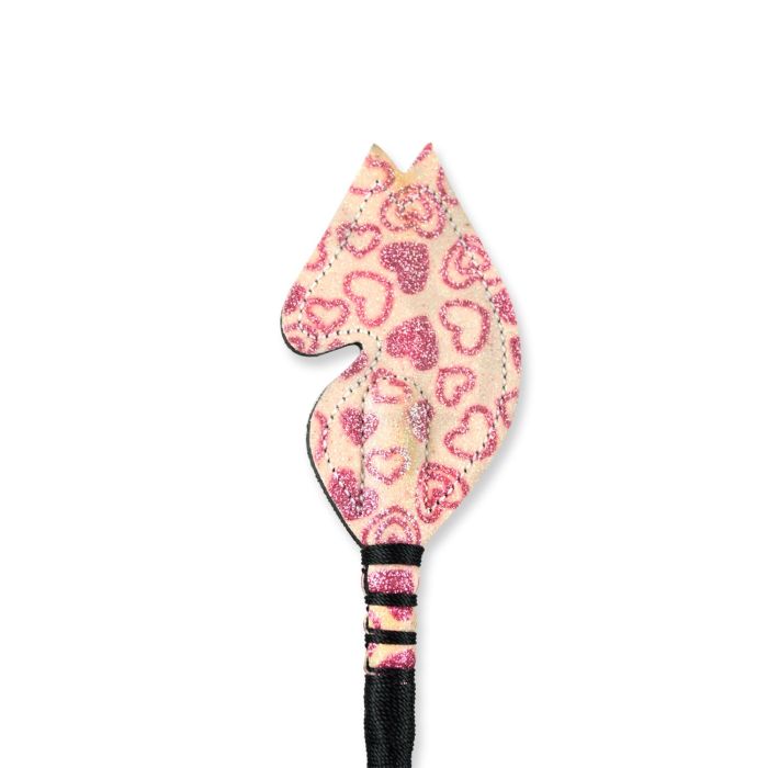 Accessoire équitation Noir Argenté Cravache Dressage Kerbl Covalliero 110cm | Poignée Cuir Noir Et Argent Cravache équitation Kerbl