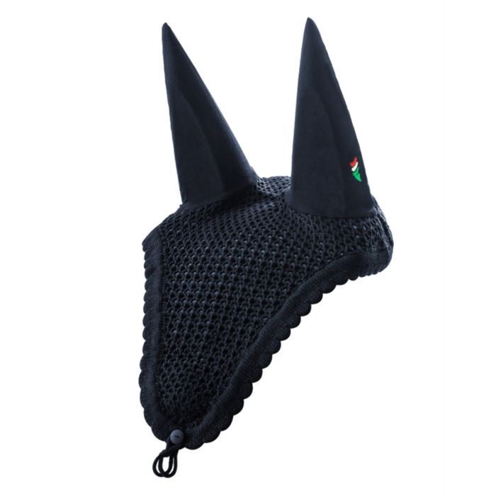 Zanzariera A Cuffia Per Cavalli HKM 3387 - Nero, Cotone, Protezione Da Mosche E Insetti - Foto 5