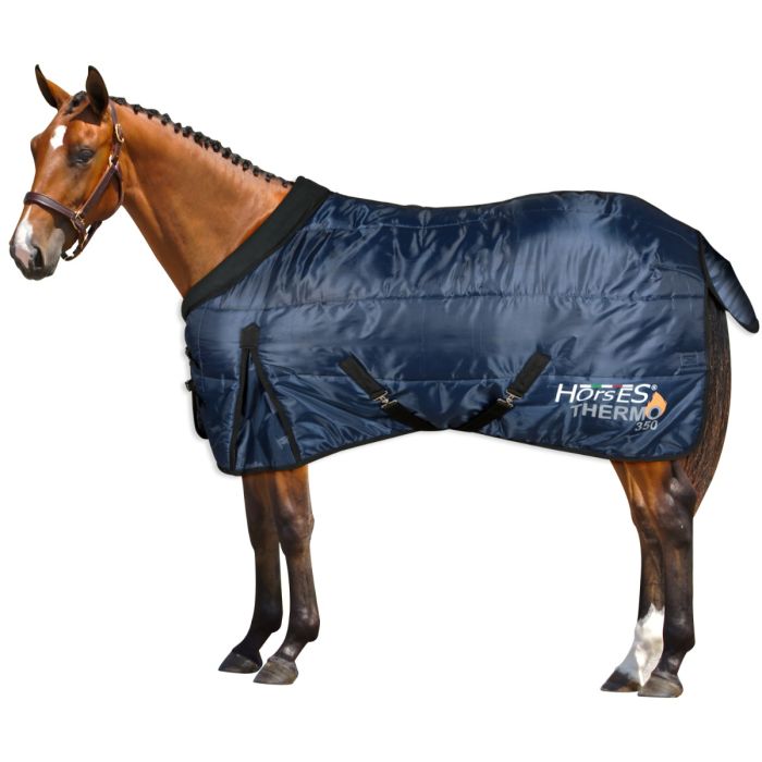 Couverture D'hiver Brama-West Big Horse – Imperméable, Col Haut, 200 G – Marron – Taille 125