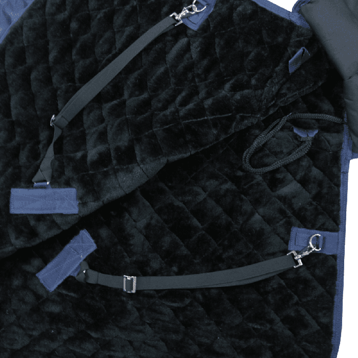 Coperte Da Box Per Cavalli Coperta Invernale Heavy Per Cavalli - Imbottitura 300gr, Bordi Rinforzati, Taglie S-XXL Telo Divano - Foto 6