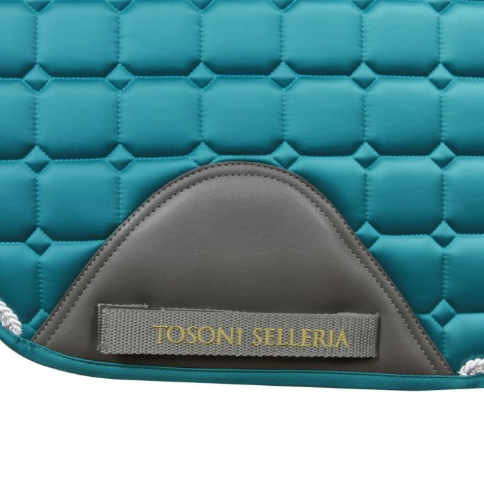 Sottosella Per Dressage In Tessuto A Griglia - Multiuso, Traspirante, Assorbente, Per Comfort Cavallo E Cavaliere (Blu)