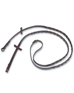  Rênes en Cuir avec Tresse à 5 brins