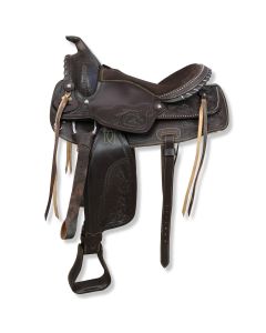 Sella Western Silver Horse Maine