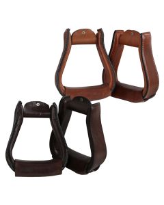 Staffe Western "Plain" Cuoio Liscio