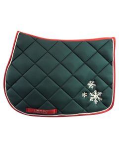 Horses Christmas Deluxe Jumping Saddle Pad