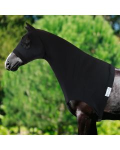 Horses Halsschutz In Lycra Protection Plus mit Netz für Augen  und Ohren 