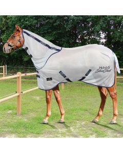 Coperta Antimosche in Rete Horses Silver Sheet 