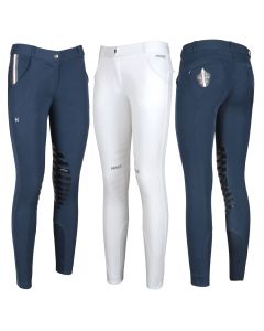 Pantaloni Equitazione Donna Horses Crown Pro