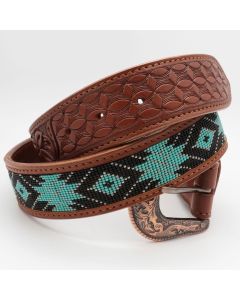 Cinturón Western Unisex Silver Horse Tiwa