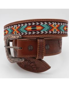 Cintura Unisex Western Silver Horse Pict