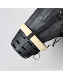 Horses Maulkorb In Nylon und Kunststoff mit Fell  