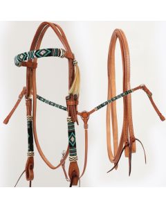 Set Western Silver Horse Ponca Perl