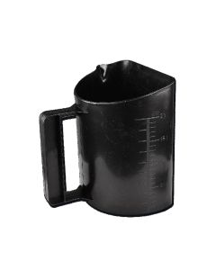 Abgerundeter Messbecher für Futter