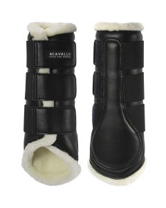 Protège-tibias Acavallo En Eco-Cuir REAR