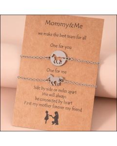 Freundschafts Armkette mit Pferdchen