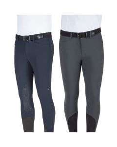Pantaloni Equitazione Uomo Equiline Grantk Con Grip