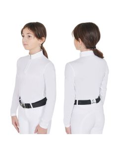 Polo Concurso Niña Equestro Anahid Manga Larga Anti Rayos UV