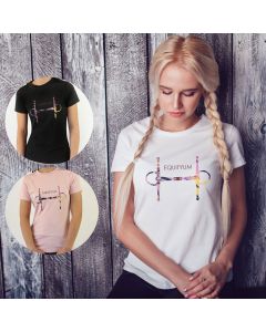 Equityum Damen Reit T-Shirt Bit