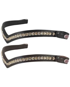 Frontalino Equityum Shaped Silver Gold Con Bottone