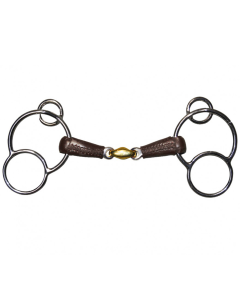 Jump’in Deutsches Pessoa Mit Olive und Leder Überzug 