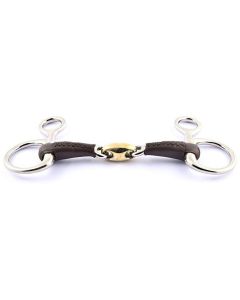 Jump'in Baucher Leather Covered Bit