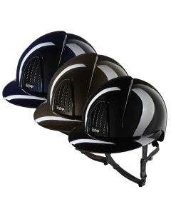 Casco Equitación Kep Italia Smart Nova Metal Polish Visera Polo