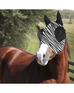 Horses Fliegenmaske In Lycra Zebra