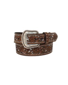 Ceinture Western Uomo Nocona Blue Flower